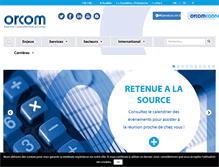 Tablet Screenshot of orcom.fr
